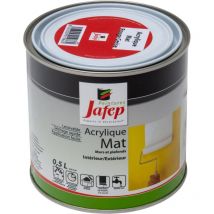 Peinture acrylique mat rouge cerise Jafep 0,5L
