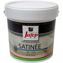 Peinture acrylique satinée blanc SF152 14L Jafep