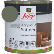 Peinture acrylique satinée gris béton Jafep 0,5l