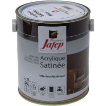 Jafep - Satinierte Acrylfarbe Weiß pro 2,5 l