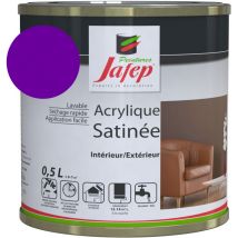 Peinture acrylique satinée violet 0,5l Jafep 0,5 l 0,5 l