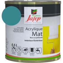 Peinture acrylique Turquoise mat Jafep 0,5l