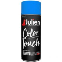 Peinture aérosol Color Touch multi-supports - Brillant Bleu Radieux - 400 ml Julien