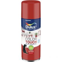 Peinture Aérosol Color Touch - Brillant Rouge Feu 400 ml Dulux Valentine