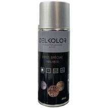 Delkolor - Peinture à Effet en Aérosol - 400ml Couleur: Argent