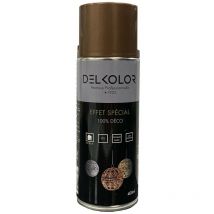 Delkolor - Peinture à Effet en Aérosol - 400ml Couleur: Cuivre