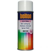 Peinture Spectral brillant 400ml ral 9016 blanc signalisation Belton auto-k