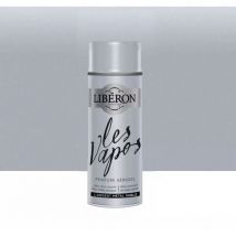 Peinture aérosol libéron Les Vapos Argent Métal Sablé 0,4 l