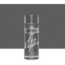 Peinture aérosol libéron Les Vapos Etain Métal Sablé 0,4 l