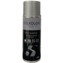 Delkolor - Peinture en Aérosol Effet Martelé - 400ml Couleur: Argent