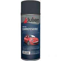 Peinture aérosol pour Carrosserie - Brillant Gris Acier Métal - 400 ml Julien