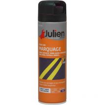 Julien - Peinture aérosol pour Marquage - Mat Noir - 500 ml