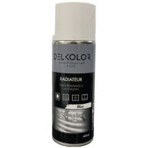 Delkolor - Peinture Spéciale Radiateur en Aérosol 400ml Couleur: Blanc