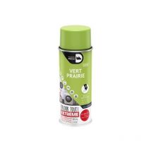 Peinture aérosol Relook tout Maison Deco vert prairie satiné 400 ml