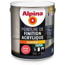 Alpina - Peinture Acrylique Multisupports - Satin Couleur: Bleu polaire - Conditionnement: 2.5L