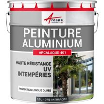 Peinture aluminium fenêtre veranda portail - 0.5 l Gris Anthracite - ral 7016 Arcane Industries