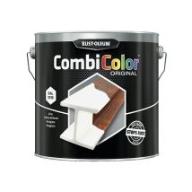 Rust-oleum - Peinture antirouille Combicolor métal, blanc signalisation ral 9016 bidon de 2,5l