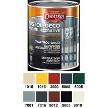 Owatrol - Peinture antirouille mat au ral décorative 2,5L multi supports Rustol Deco ral: 8012 Brun