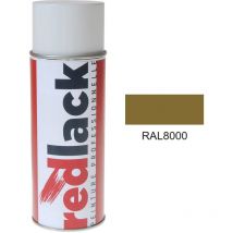 Peinture aérosol ral 8000 Brillant multisupport Redlack