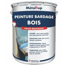 Metaltop - Peinture Bardage Bois - Pot 5 l - 7031 - Gris bleu