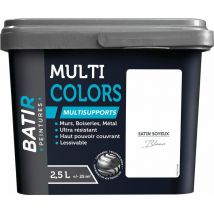 Peinture Batir Multi-Supports Satin Soyeux 2,5 l blanc