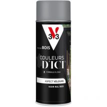 Peinture bois extérieur Couleurs d'Ici V33 Noir Velours 400 ml