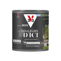 Peinture bois extérieur Couleurs d'Ici V33 Anthracite Velours 0,5L
