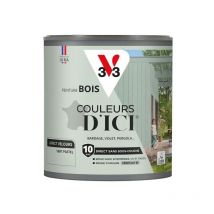 Peinture bois extérieur Couleurs d'Ici V33 Vert pastel Velours 0,5L