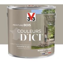 Peinture bois V33 Couleurs d'ICI Beige nature 2 l