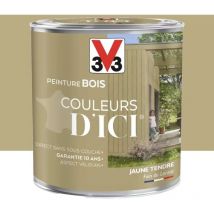 Peinture bois V33 Couleurs d'ICI Jaune tendre 0,5 L