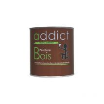 Peinture Bois 0.5 litre blanc Addict