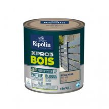 Peinture Acrylique Xpro3 Tri Active Bois Rouge vif 0,5 l - Ripolin