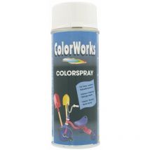 Peinture brillante aérosol 400ml br blc bril