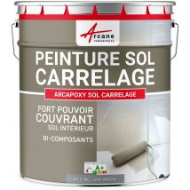 Arcane Industries - Peinture carrelage sol - Résine pour recouvrir faïence et carreaux - arcapoxy sol carrelage - 2.5 kg (jusqu'à 12.5 m² en 2