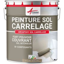 Arcane Industries - Peinture carrelage sol - Résine pour recouvrir faïence et carreaux - arcapoxy sol carrelage - 2.5 kg (jusqu'à 12.5 m² en 2