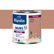 Peinture aspect Velours - 0,5L - Ocre Wadi Ripolin