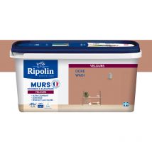 Peinture aspect Velours - 2,5L - Ocre Wadi Ripolin