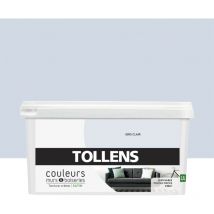 Peinture Couleurs pour Murs et Boiseries Tollens Toutes pièces - Ultra résistante - Satin - Gris Clair - 2,5L = 30m2