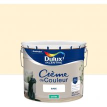 Peinture Crème De Couleur Satin Zéphir d'Ivoire 10L Dulux Valentine