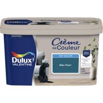 Peinture Crème De Couleur Mat Bleu Paon 2,5 l Dulux Valentine