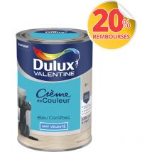 Peinture Crème De Couleur Mat Bleu Caraïbes 1,25 l Dulux Valentine