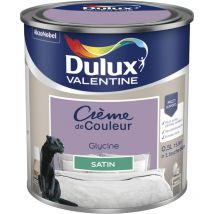 Peinture Crème De Couleur Satin Glycine 0,5 l Dulux Valentine