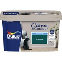 Peinture Crème De Couleur Mat Emeraude 2,5 l Dulux Valentine