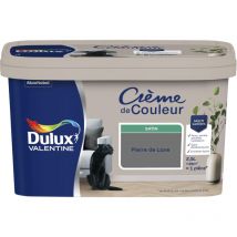 Peinture Crème De Couleur Satin Pierre de Lave 2,5 l Dulux Valentine