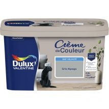 Peinture Crème De Couleur Mat Gris Alpaga 2,5 l Dulux Valentine