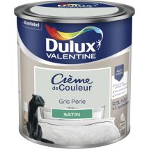 Peinture Crème De Couleur Satin Gris Perle 0,5 l Dulux Valentine