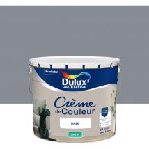 Peinture Crème De Couleur Satin Gris Building 10L Dulux Valentine