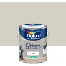 Peinture Crème De Couleur Satin Galet 5L Dulux Valentine