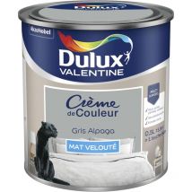 Peinture Crème De Couleur Mat Gris Alpaga 0,5 l Dulux Valentine