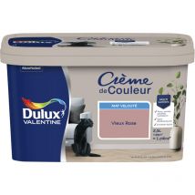 Peinture Crème De Couleur Mat Vieux Rose 2,5 l Dulux Valentine